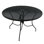 Redmond Round Outdoor Dining Table Umbrella Hole , 44 " W 44 " D