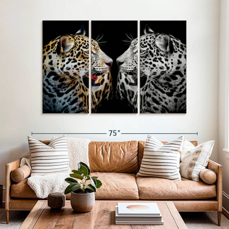 Brampt Jaguar Reflection, 42" H x 65" W