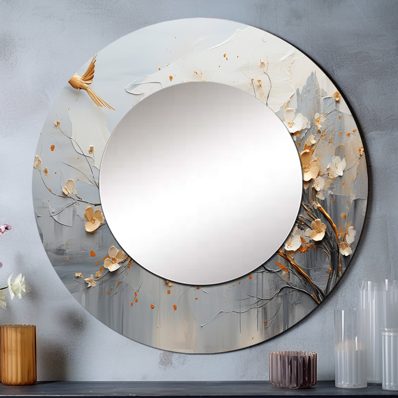Miroir mural Seob, 23 po x 23 po