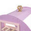 Lit simple de style princesse avec couronne