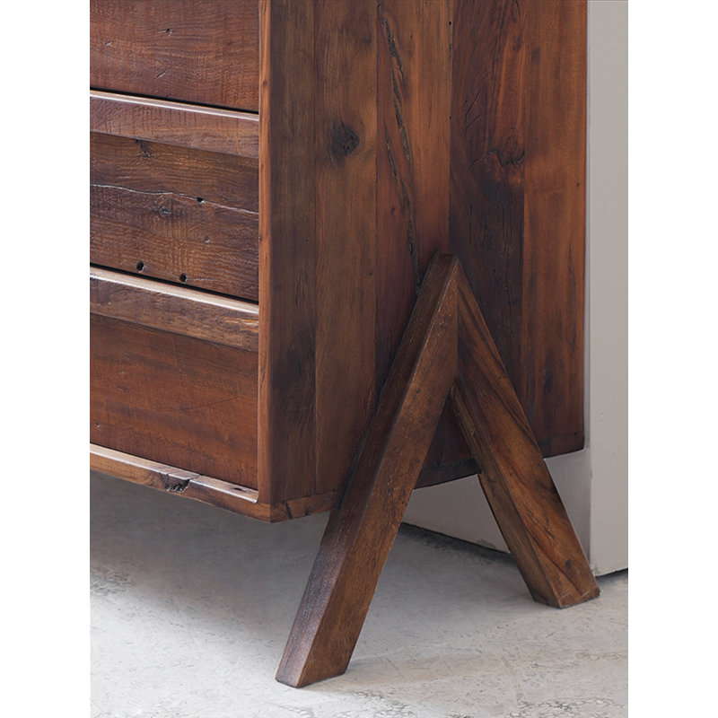 Mid-Century Modern Style Aged Maple Multi-Functional Sideboard