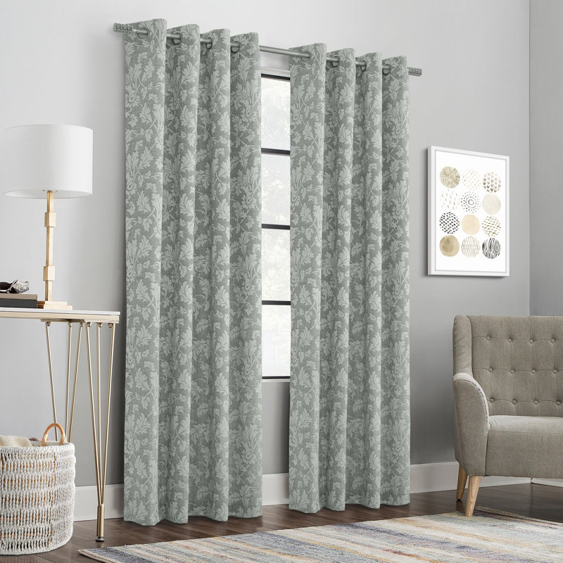 Cedri Semi Sheer Curtain Single Panel