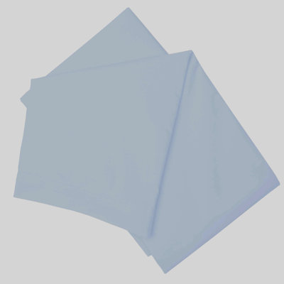 Belledorm Plain Dye Brushed Cotton Flannelette Flannel Flat Sheet