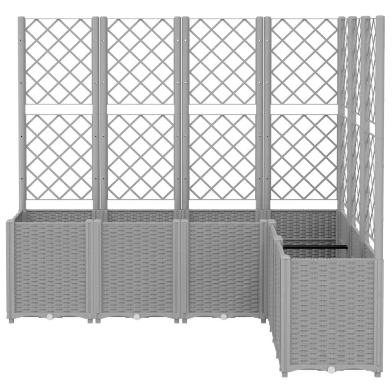 Bubik Planter Box, Light Grey