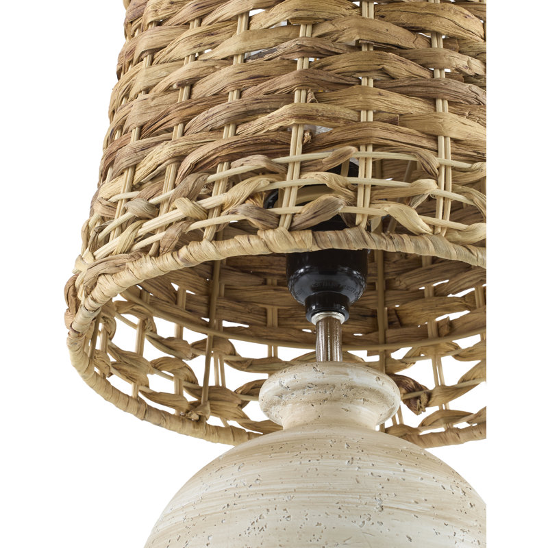 Lampe de table Ashae, Gris