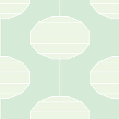 Paper Lanterns 10' L x 24" W Peel and Stick Wallpaper Roll