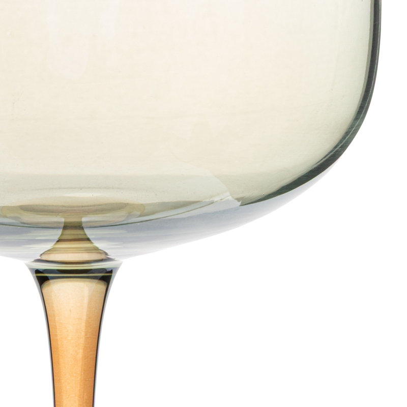 Martini Glass In Iridescent Finish