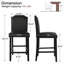 Tabouret de bar 24,5 po Mid-Century-1836920653