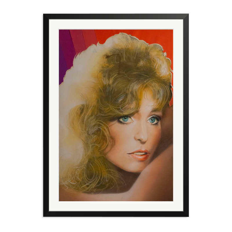 Farrah Fawcett, Interview Magazine, Black, 38" H x 27" W