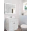 Plateau de meuble-lavabo de 25 po avec dosseret Mcglynn, ensemble amélioré-580247489