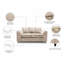 2 Seater Chenille Sofa-98981961