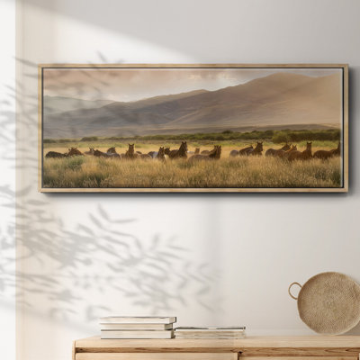 «Wild and Free I», toile encadrée