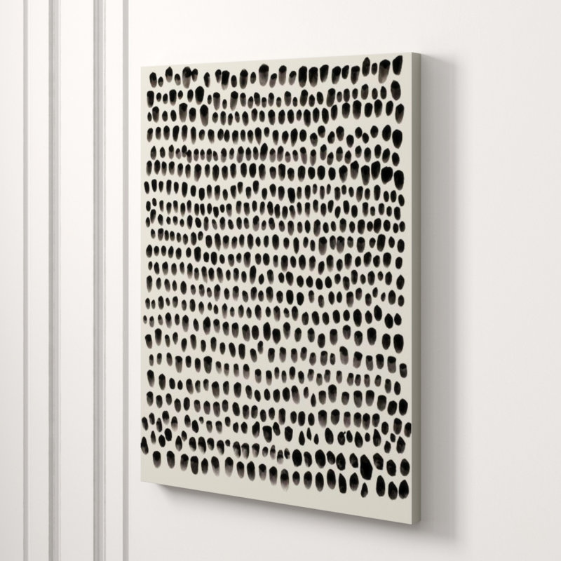 Pointilism Print by Barclay Butera, Image Brush Gel, 72" H x 54" W
