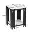 43 cm W Iron Bedside Table-1448987799