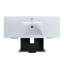 Meuble-lavabo autoportant à lattes de bois 48 po avec lavabo en résine et structure en métal Pritha - Solution de rangement de salle de bain moderne-610243517