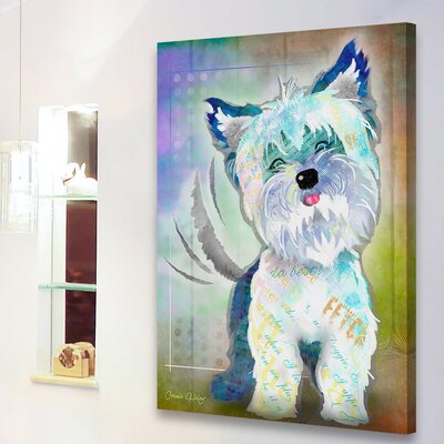 Wag It Ii by Connie Haley - Unframed Graphic Art Print on Canvas -  Marmont Hill, MH-HALEY-18-C-24