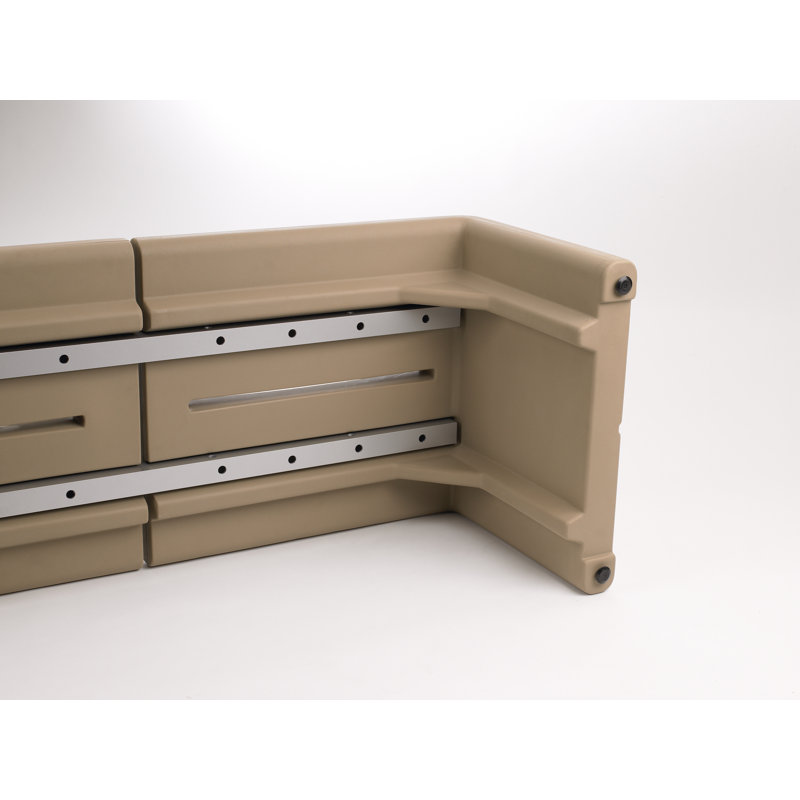 Upholstered Bench, Taupe