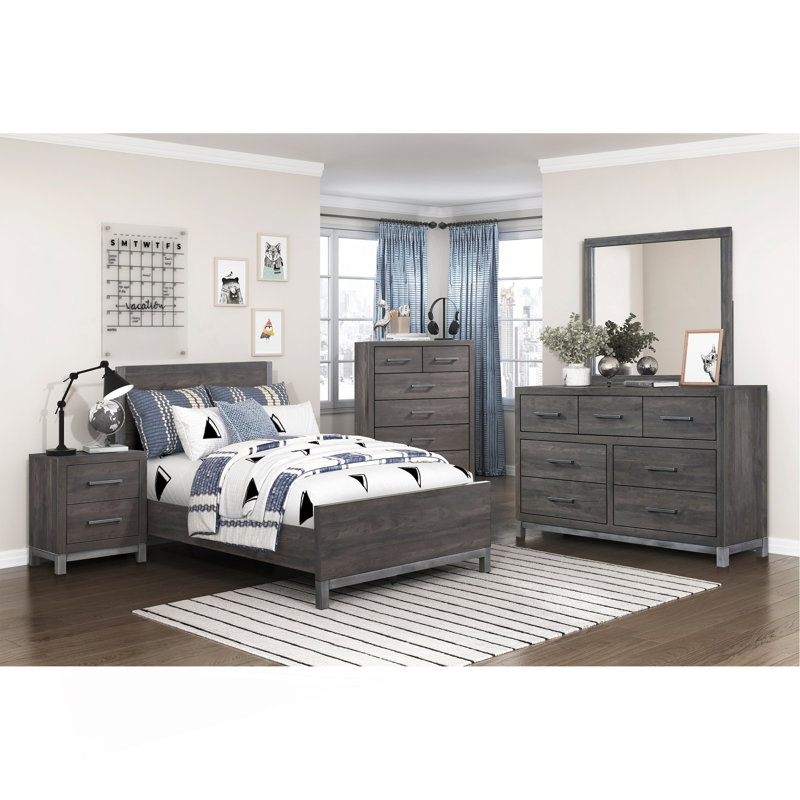 Table de chevet avec 2 tiroirs de rangement spacieux, parfaits pour les meubles de chambre à coucher modernes et fonctionnels.