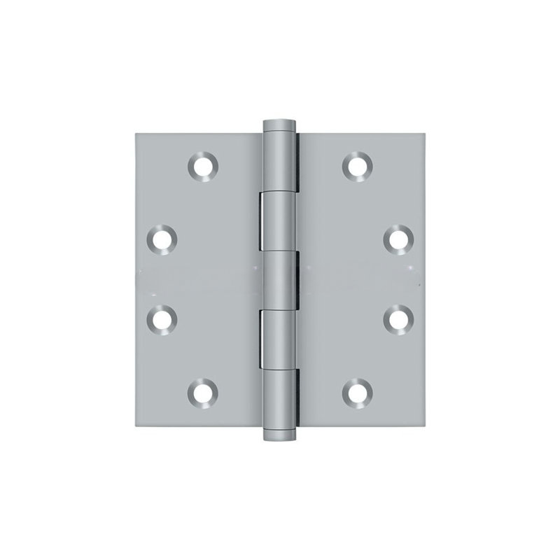 102'' x 102'' Butt Bearing Hinge, Brushed Chrome