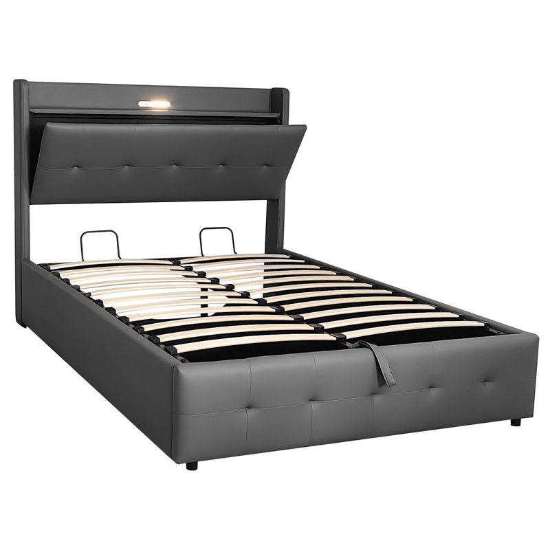 Bettine Upholstered Ottoman Storage Bed, Kingsize (5')
