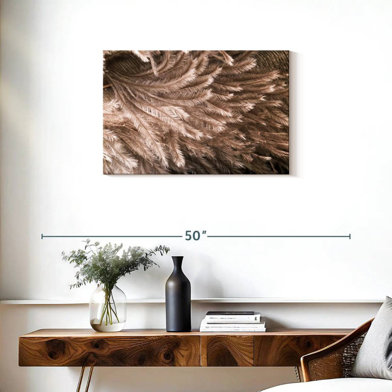 Brampt Ostrich Feathers, 20" H x 30" W