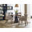 Diego Round with Steel Base Dining Table-113359822