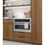 30 po Four à micro-ondes à convection intégré en acier inoxydable noir avec cuisson rapide et à capteur, 1,6 pi³ Pi.