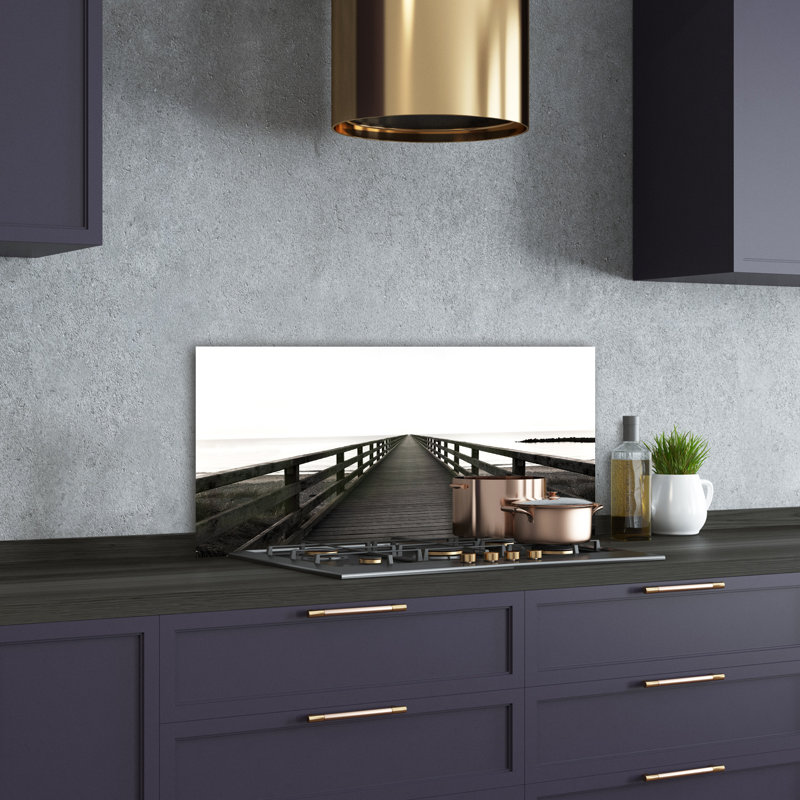 Mirrabooka 50cm W x 100cm L Glass Peel and Stick Panel