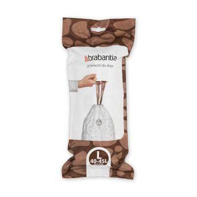PerfectFit Plastic Trash Bags - 120 Count