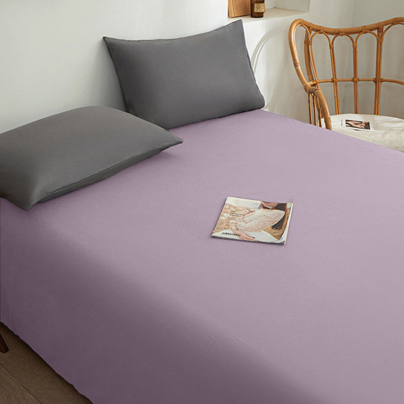 Fiber bed sheet Solid Color Ease Friendly Washable Sheets, B