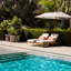 Manzo Outdoor Teak Chaise Lounge