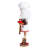 Kurt Adler Hollywood Nutcracker, Gingerbread Chef, 15.5in