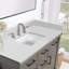 Éclaboussure latérale en pierre de quartz 21,25 po pour comptoir de meuble-lavabo