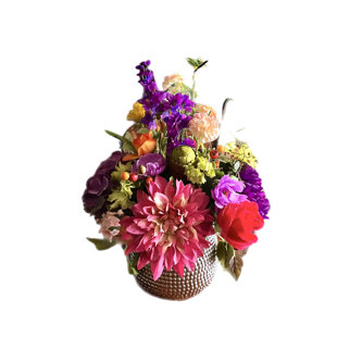 Arrangement en fausse soie