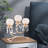 Crystal Three-head Candlestick Candelabra Holiday Decorations For Weddings and Banquets