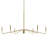 Pilar Extra-Large Brushed Gold 6-Light Chandelier-127380272