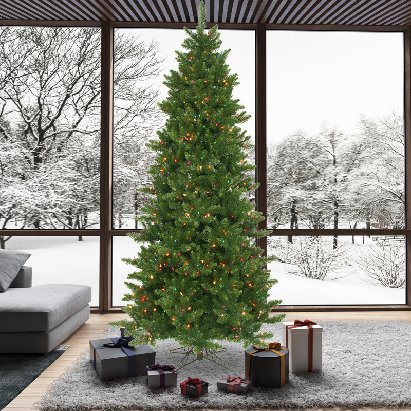 Camdon Fir Artificial Christmas Tree with Stand, 7.5' H, Unlit