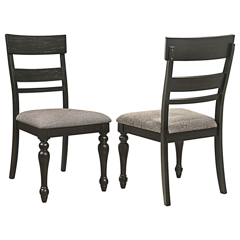 Chaise d'appoint en bois (ensemble de 2)