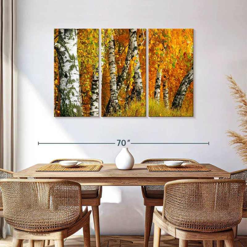 Harnek White Birch Tree Trunk, 36" H x 57" W
