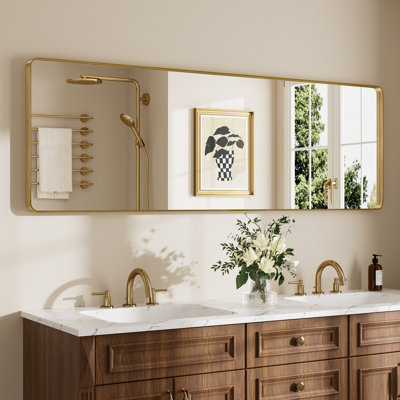 Miroir de salle de bain mural Llesenia