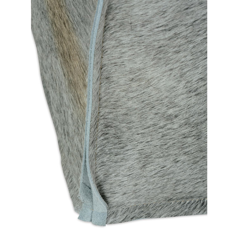 Hair On Hide Ottoman