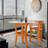 Toby Teak Round Solid Wood Dining Table