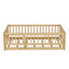 Lit de sol avec barrière de sécurité et porte Montessori-1230832103-1230832098