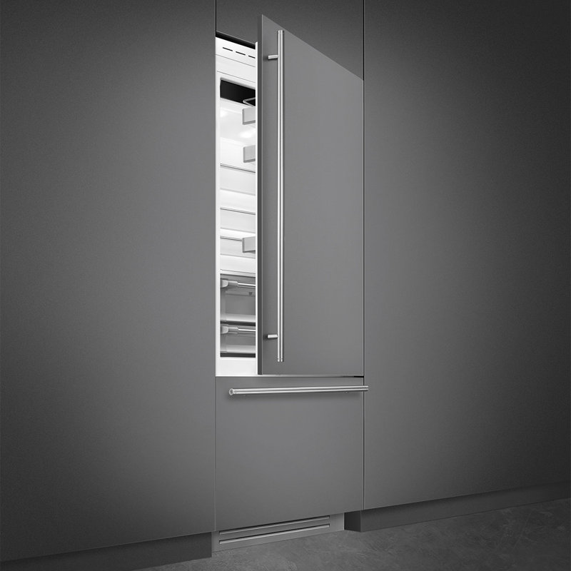 36" Bottom-Mount Refrigerator, Auto Ice Maker, Dual Evaporators And Inverter Compressors, TFT Touch Display