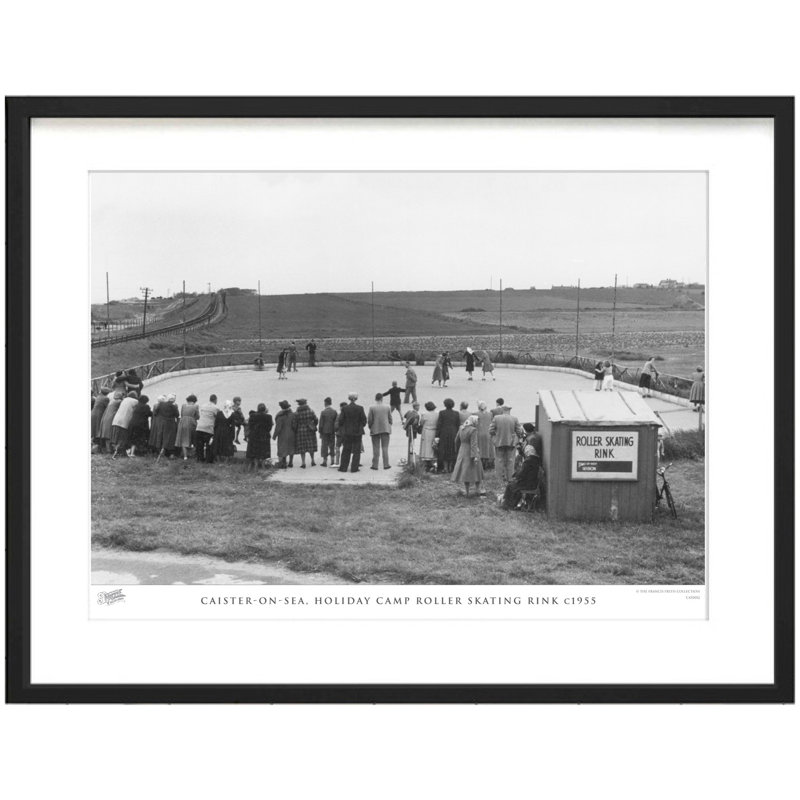 Caister-on-Sea, Holiday Camp Roller Skating Rink C1955 by Francis Frith - Single Picture Frame Print