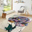 Tapis doux non tissé à motif floral complexe pour une touche d'élégance dans les espaces de vie