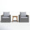 Genesis Teak 2 - Person Patio Conversation Set with Cushions