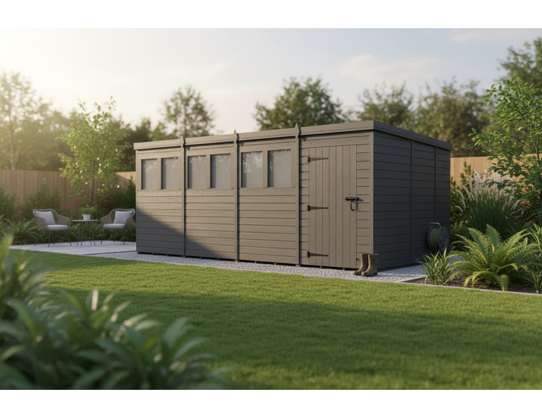 16x8 Pent Composite Shed