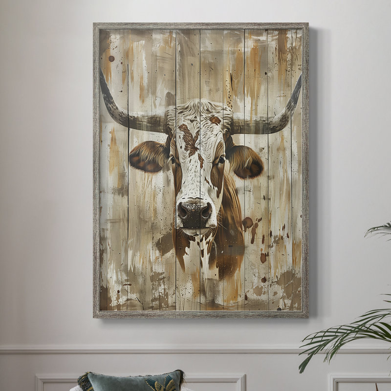 ANIMALS Series D III, reproduction encadrée - bois massif, H 21 po x l 17 po