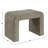 Fabric Upholstered Waterfall Bench